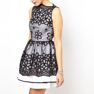 Jones and Jones Floral Organza Dress